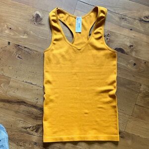 Women's mustard Tank Top